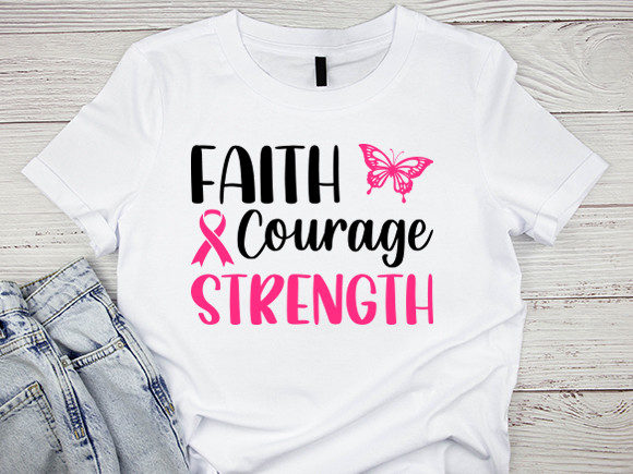 Breast Cancer Faith Courage Strength Embroidery Design Review