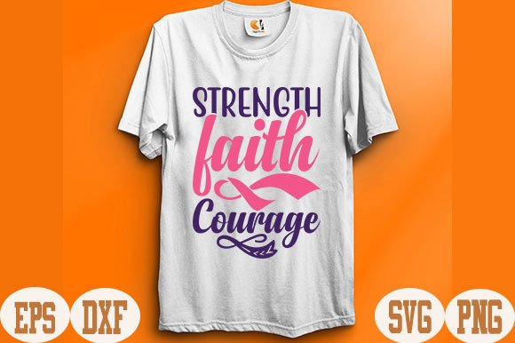 Breast Cancer T-shirt Design, Strength: A Designer’s Perspective