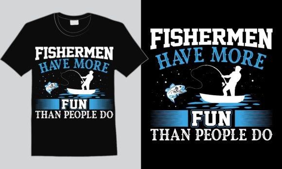 Fishing T-Shirt Design with Typographic Flair