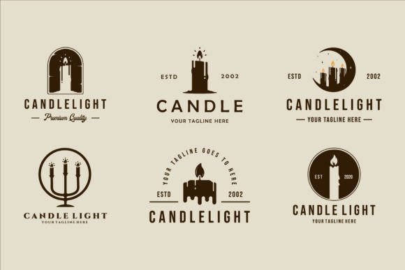 Vintage Candle Logo Design: A Designer’s Perspective
